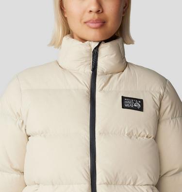Women's Nevadan Down Jacket, Color: Wild Oyster, image 4