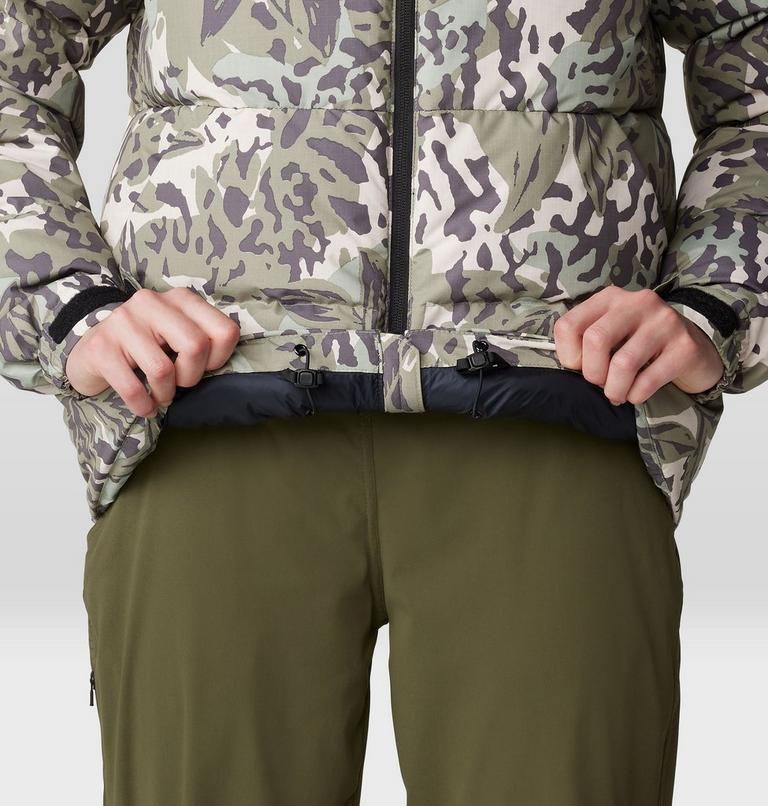 Doudoune Nevadan, Color: Mantis Green Forests Floor Print, image 6