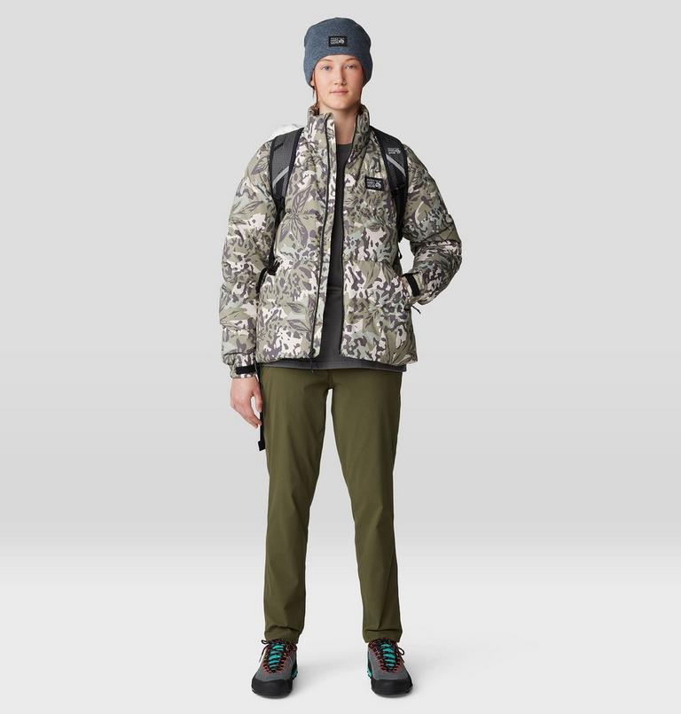 Doudoune Nevadan, Color: Mantis Green Forests Floor Print, image 11