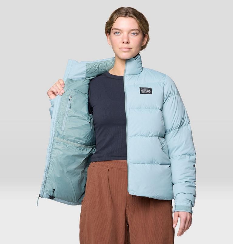 Women's Nevadan Down Jacket, Color: Ice Shadow, image 5