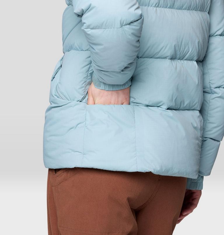 Women's Nevadan Down Jacket, Color: Ice Shadow, image 7