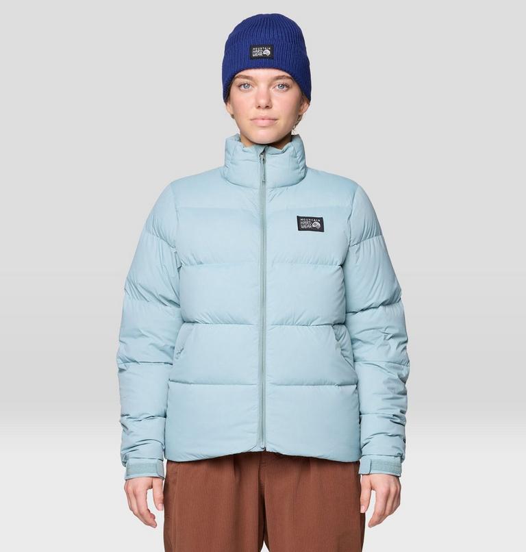 Women's Nevadan Down Jacket, Color: Ice Shadow, image 1