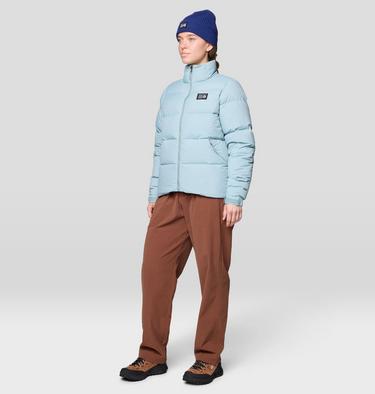 Women's Nevadan Down Jacket, Color: Ice Shadow, image 2