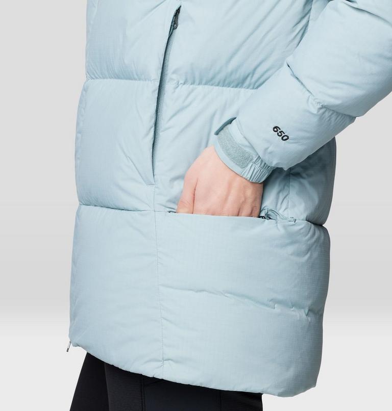 Women's Nevadan Down Parka, Color: Ice Shadow, image 11