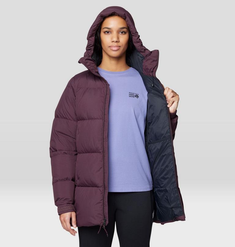 Women's Nevadan Down Parka, Color: Blackberry, image 6