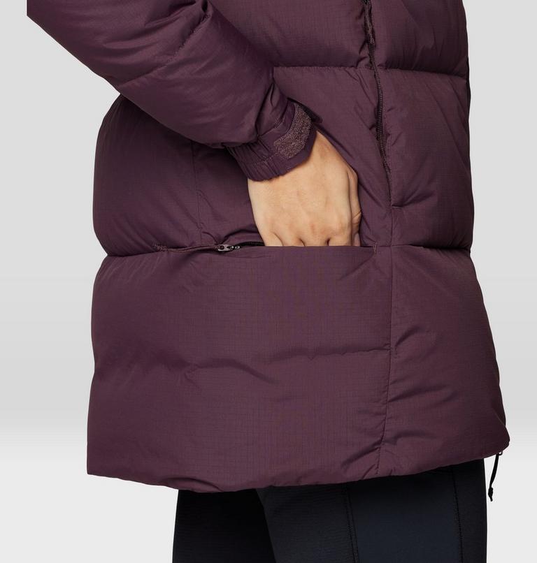 Women's Nevadan Down Parka, Color: Blackberry, image 10
