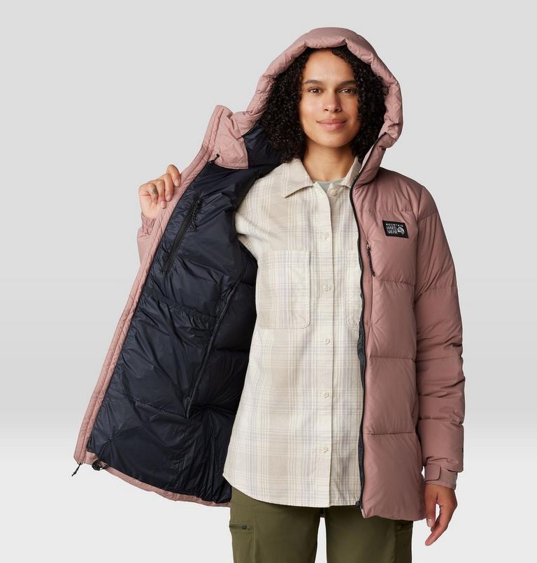 Women's Nevadan Down Parka, Color: Smokey Quartz, image 7