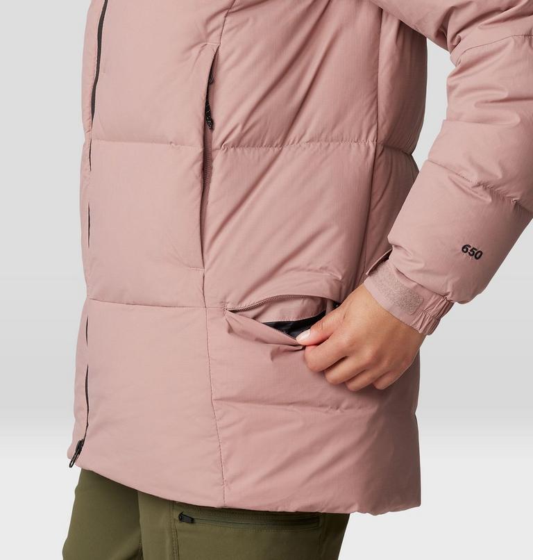 Women's Nevadan Down Parka, Color: Smokey Quartz, image 9