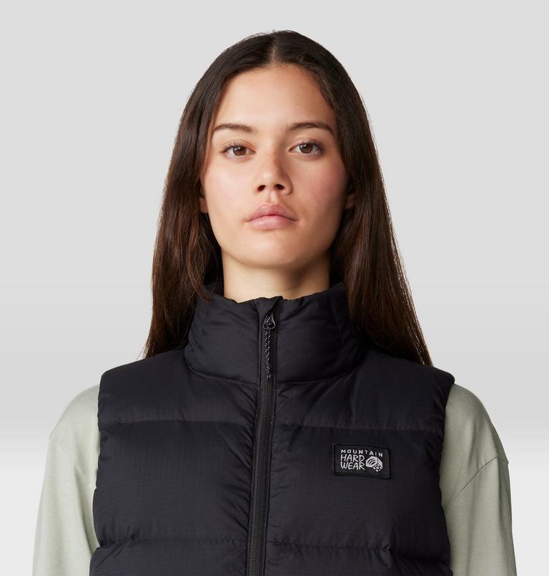Women's Nevadan Down Vest, Color: Black, image 4