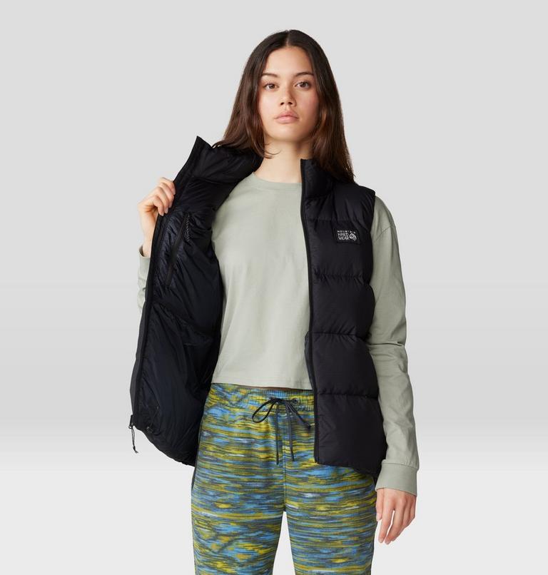 Women's Nevadan Down Vest, Color: Black, image 5
