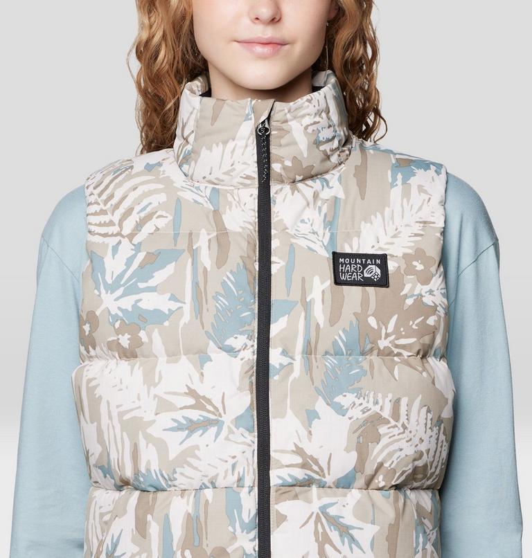 Women's Nevadan Down Vest, Color: Talc Redwoods Camo, image 5