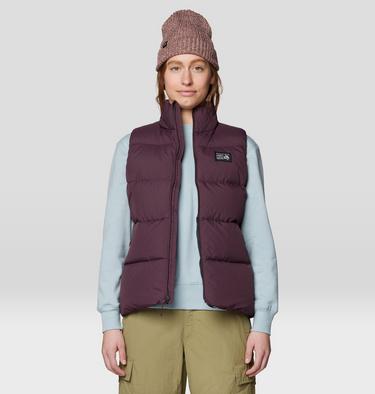 Women's Nevadan Down Vest, Color: Blackberry, image 8