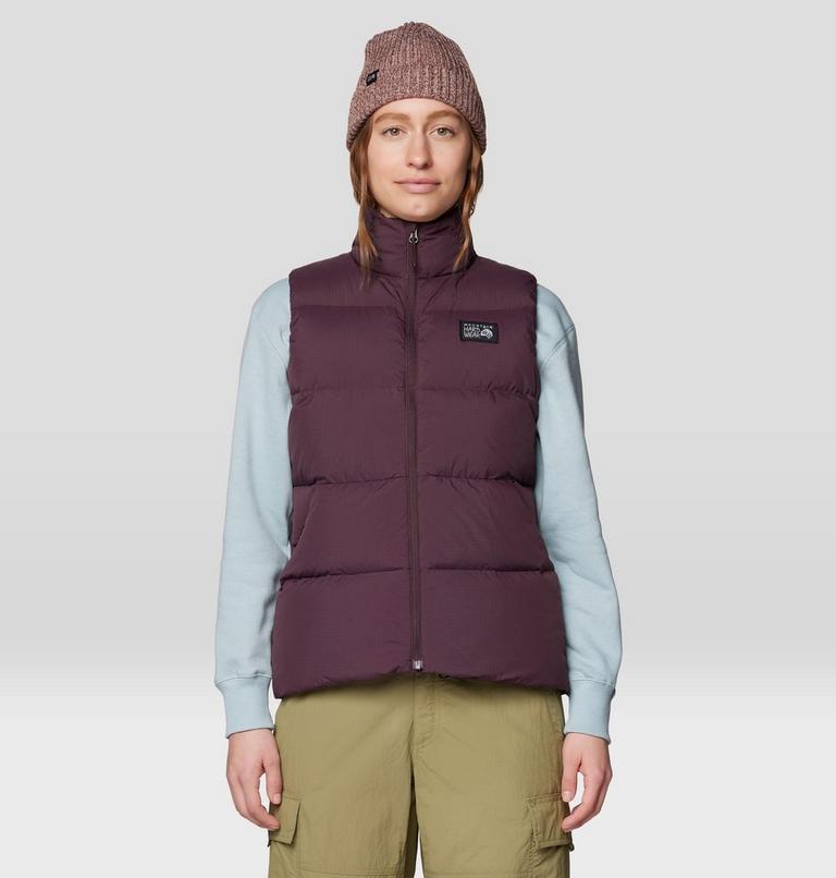 Women's Nevadan Down Vest, Color: Blackberry, image 1