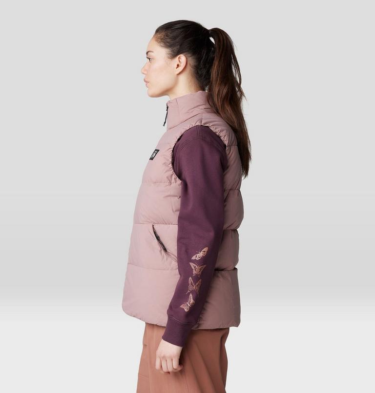 Women's Nevadan Down Vest, Color: Smokey Quartz, image 3