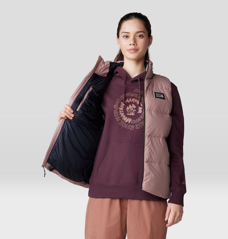 Women's Nevadan Down Vest, Color: Smokey Quartz, image 5
