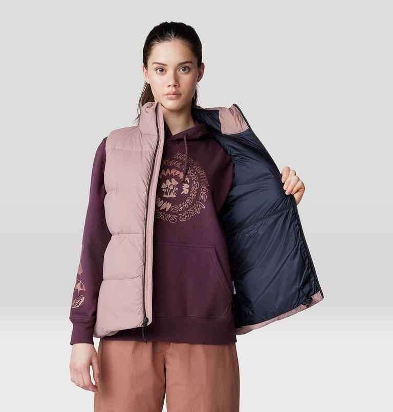 Women's Nevadan Down Vest, Color: Smokey Quartz, image 6