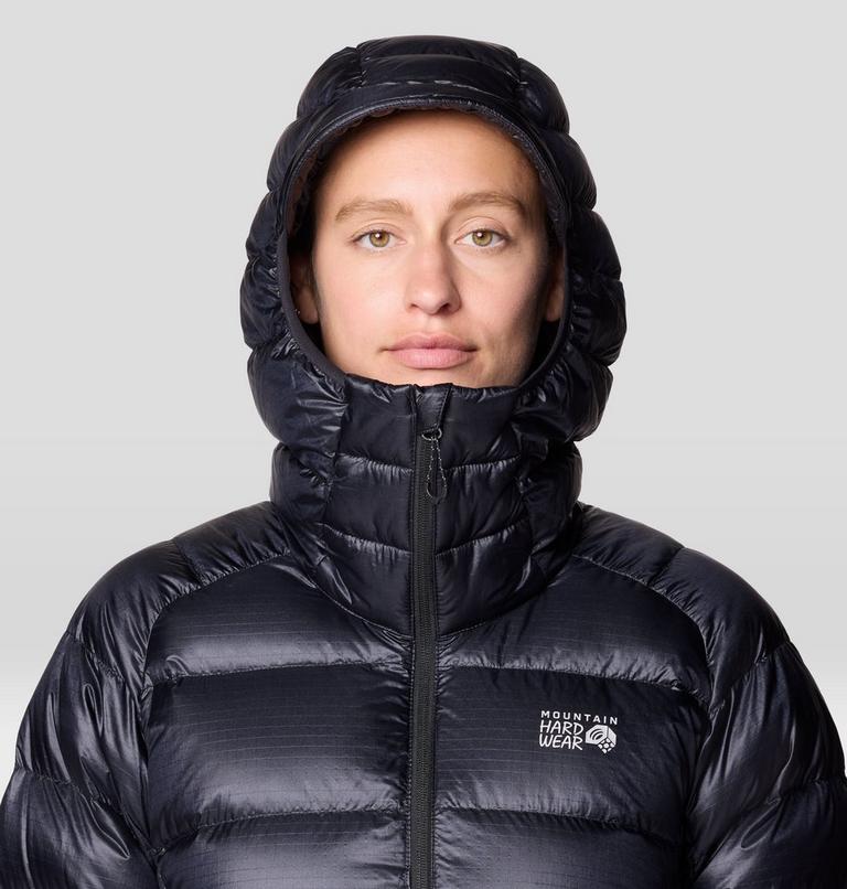 Women's Phantom Alpine Down Hooded Jacket, Color: Black, image 5