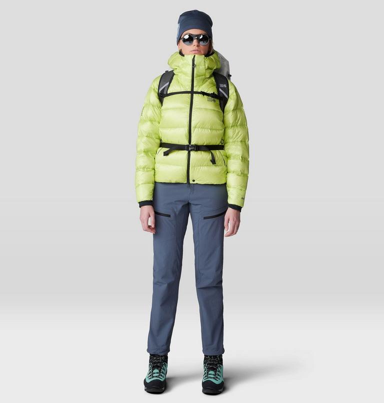 Women's Phantom Alpine Down Hooded Jacket, Color: Citron Glow, image 15