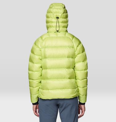 Women's Phantom Alpine Down Hooded Jacket, Color: Citron Glow, image 3