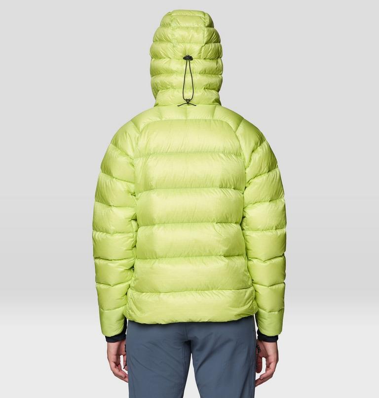 Women's Phantom Alpine Down Hooded Jacket, Color: Citron Glow, image 3