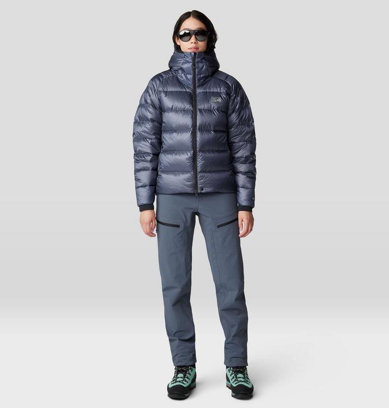 Women's Phantom Alpine Down Hooded Jacket, Color: Blue Slate, image 14