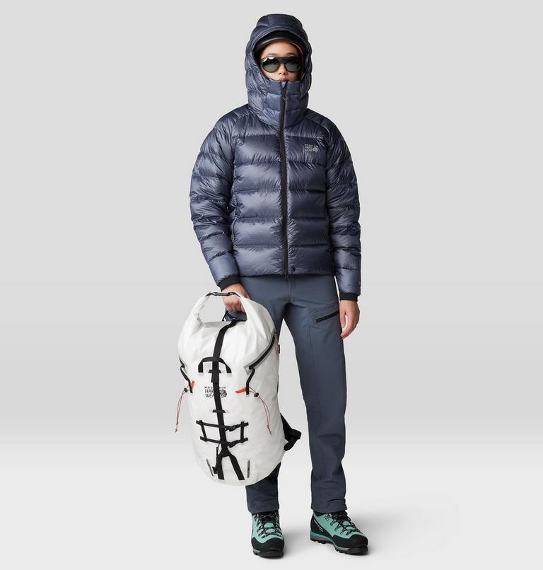 Women's Phantom Alpine Down Hooded Jacket, Color: Blue Slate, image 16