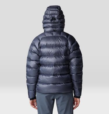 Women's Phantom Alpine Down Hooded Jacket, Color: Blue Slate, image 6