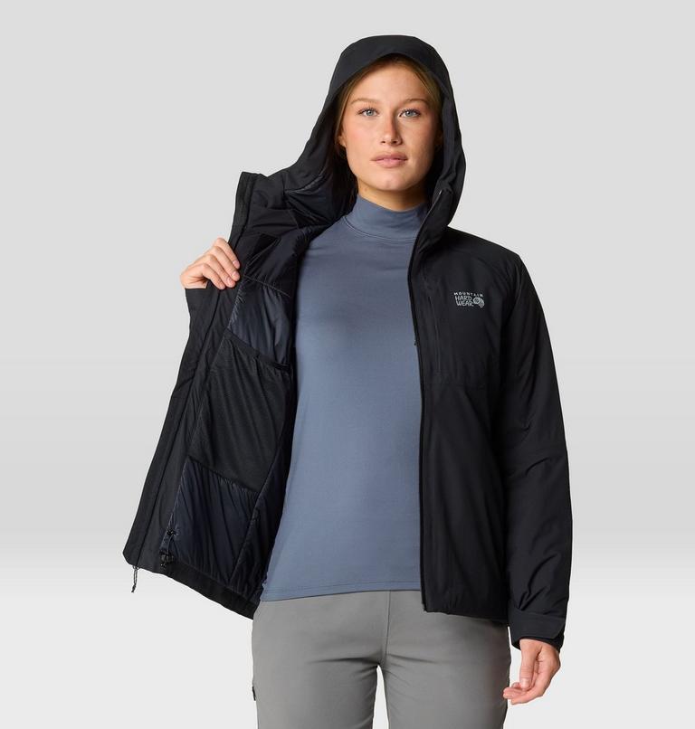 Women's Stretch Ozonic Insulated Jacket, Color: Black, image 9