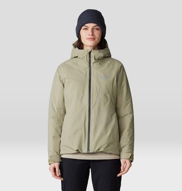 Women's Stretch Ozonic Insulated Jacket, Color: Mantis Green, image 1