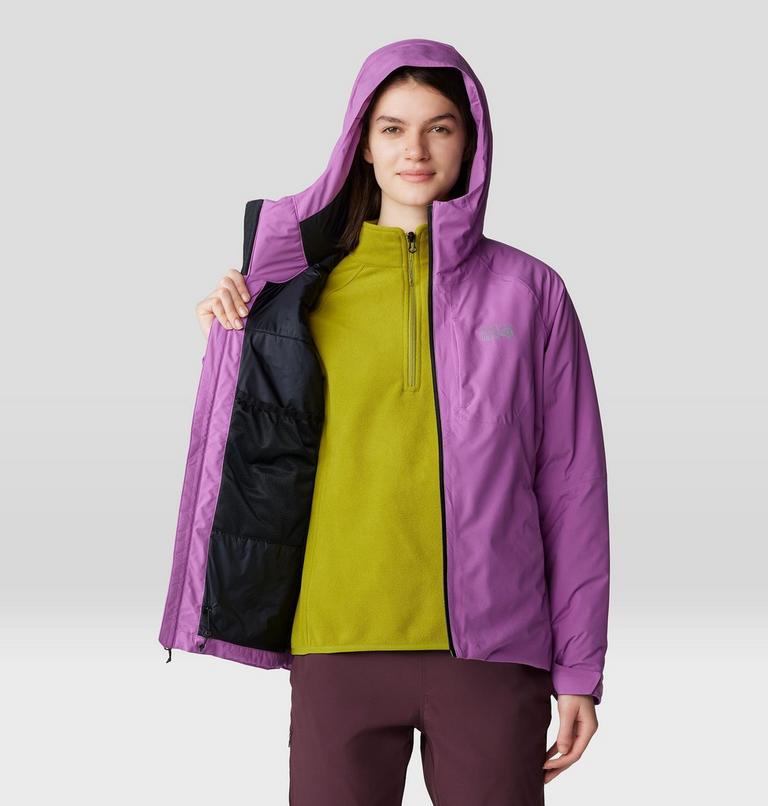 Women's Stretch Ozonic Insulated Jacket, Color: Lilac Glow, image 7