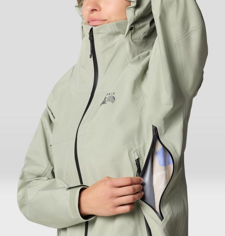 Women's Trailverse GORE-TEX Jacket, Color: White Sage, image 8