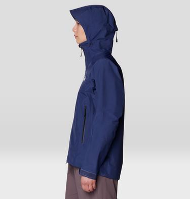 Women's Trailverse GORE-TEX Rain Jacket, Color: Lapis Dusk, image 7