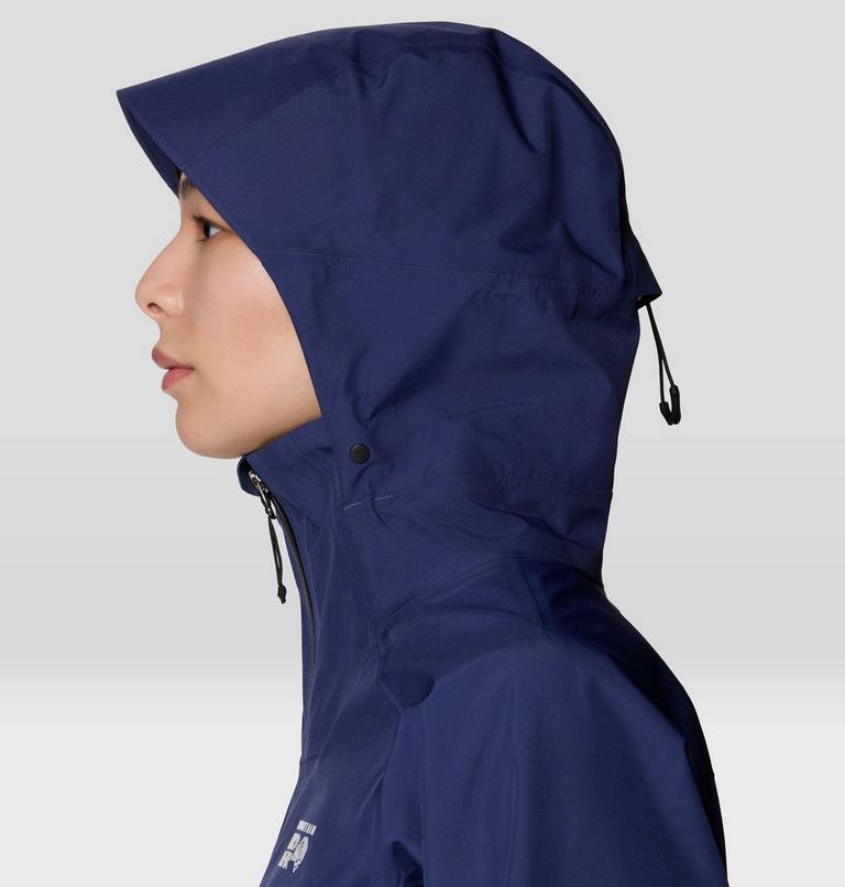 Women's Trailverse GORE-TEX Rain Jacket, Color: Lapis Dusk, image 7