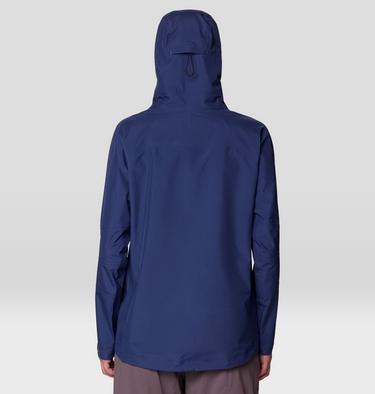 Women's Trailverse GORE-TEX Rain Jacket, Color: Lapis Dusk, image 6