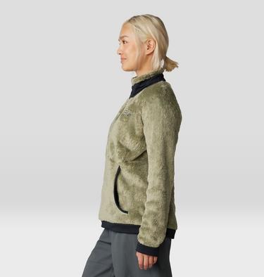 Women's Polartec® High Loft® Pullover, Color: Mantis Green, image 3