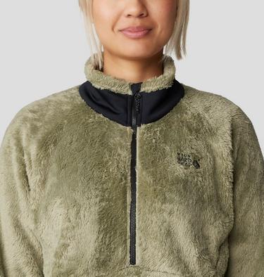 Women's Polartec® High Loft® Pullover, Color: Mantis Green, image 4