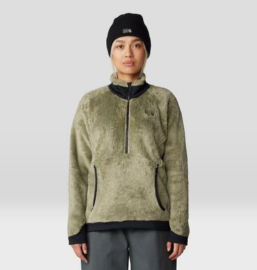 Women's Polartec® High Loft® Pullover, Color: Mantis Green, image 1