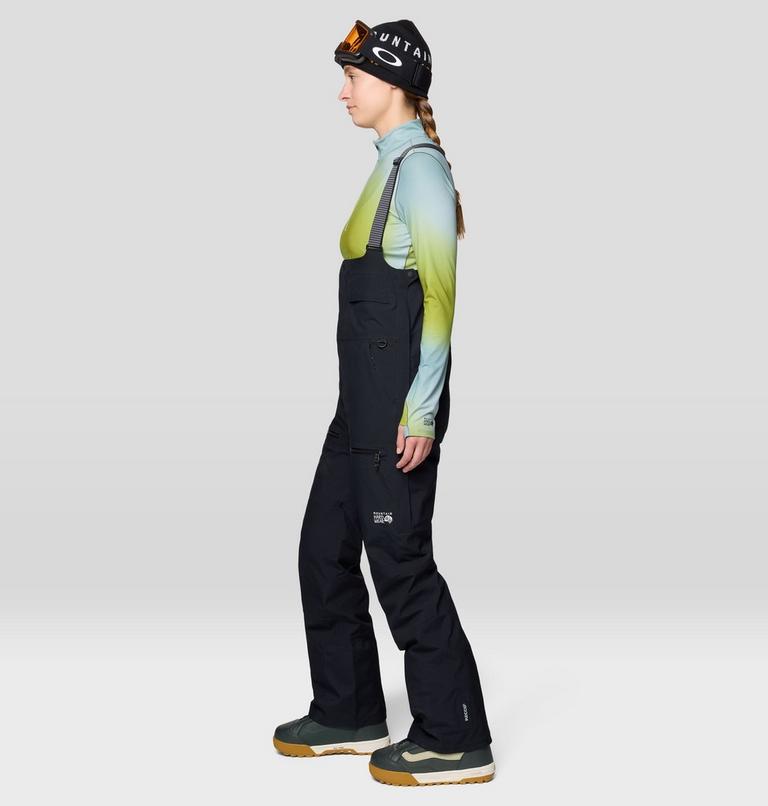Women's Powder Maven Bib, Color: Black, image 5