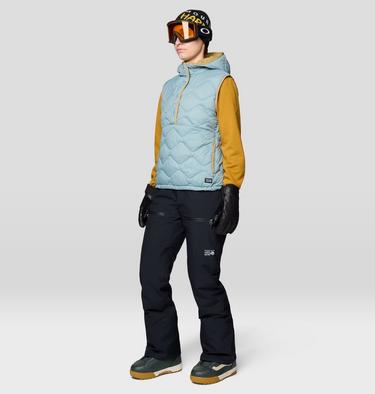 Women's Powder Maven Bib, Color: Black, image 6