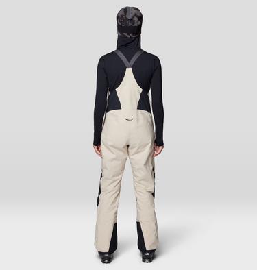 Women's Powder Maven Bib, Color: Fossil, Black, image 4