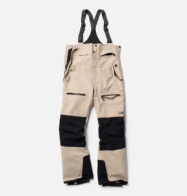 Women's Powder Maven Bib, Color: Fossil, Black, image 3