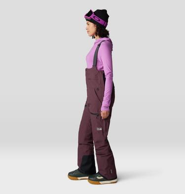 Women's Powder Maven Bib, Color: Blackberry, image 12