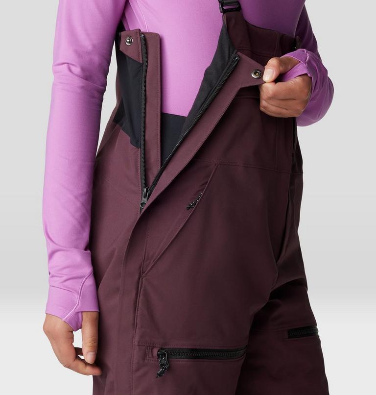 Women's Powder Maven Bib, Color: Blackberry, image 6