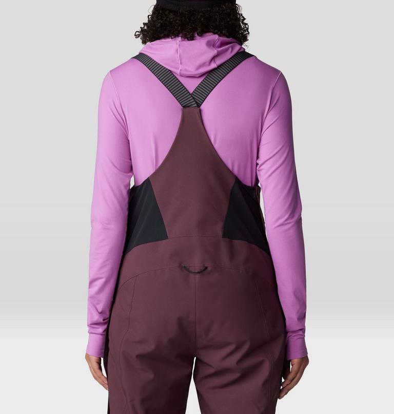 Women's Powder Maven Bib, Color: Blackberry, image 8