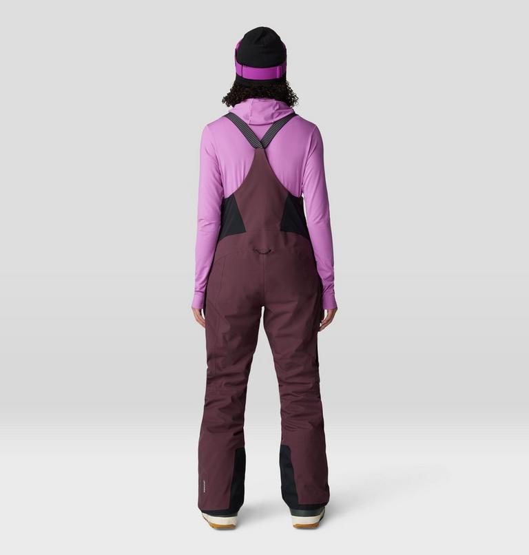 Women's Powder Maven Bib, Color: Blackberry, image 3
