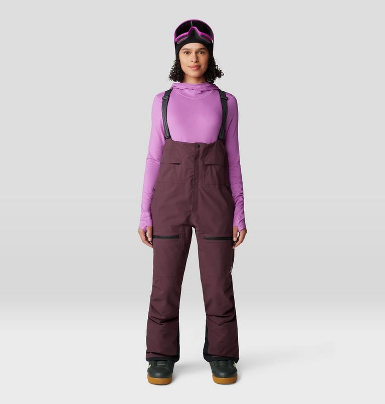Women's Powder Maven Bib, Color: Blackberry, image 1