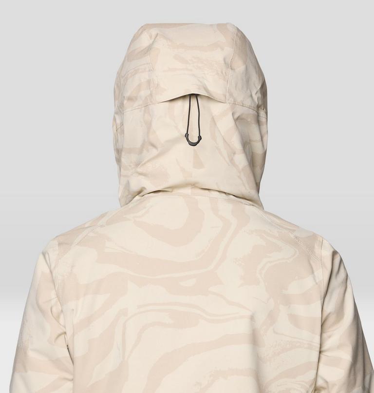 Women's Powder Maven Jacket, Color: Fossil Rockstrata Print, image 9