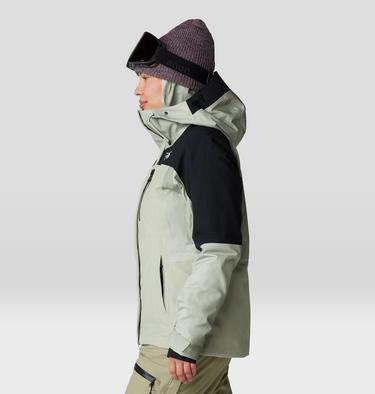Women's Powder Maven Jacket, Color: White Sage, Mantis Green, Black, image 15