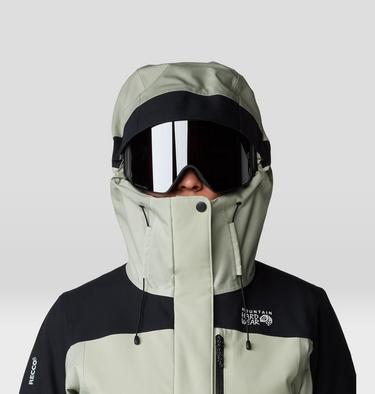 Women's Powder Maven Jacket, Color: White Sage, Mantis Green, Black, image 16