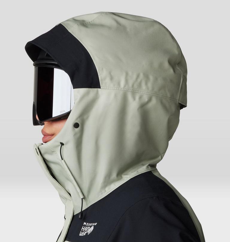 Women's Powder Maven Jacket, Color: White Sage, Mantis Green, Black, image 7